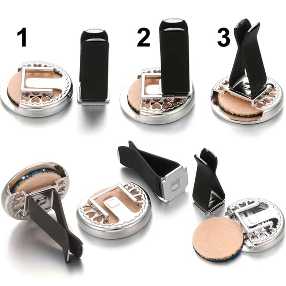 Vent Diffuser Clip Cloud Pattern Design Aromatherapy for Car, Home, Office, Etc. - Picture 3 of 5